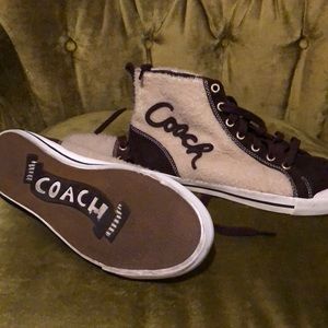 Coach high top sneakers